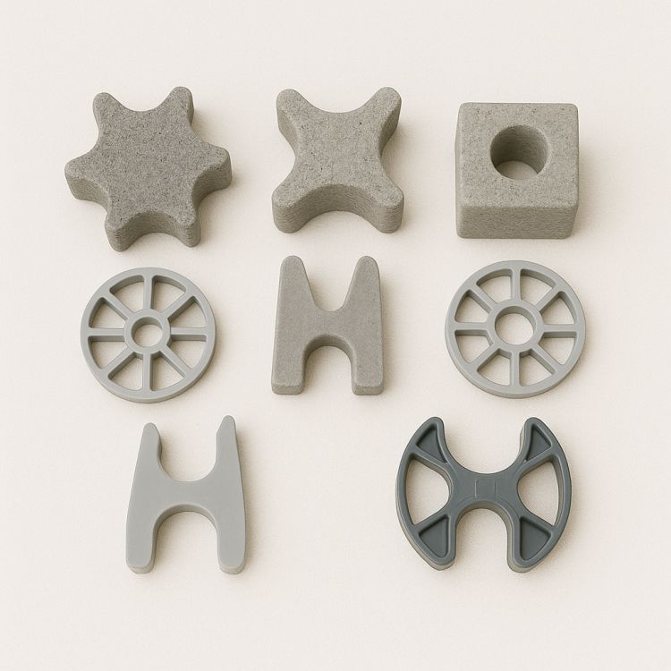 Concrete and PVC Spacers